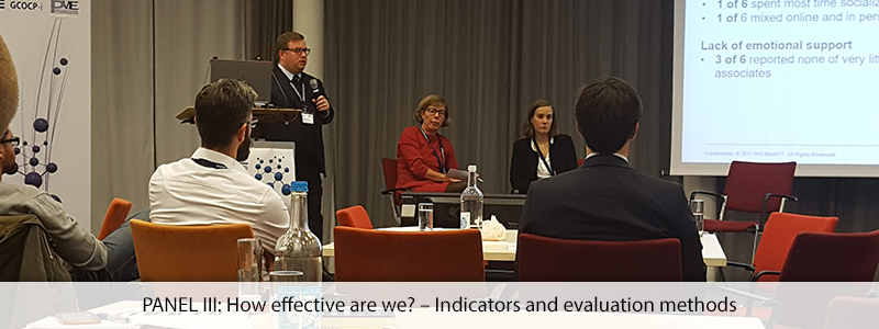 PANEL III: How effective are we? – Indicators and evaluation methods